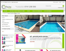 Tablet Screenshot of piscine-top-shop.ro